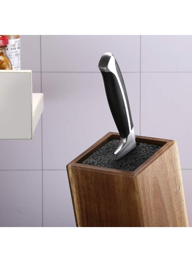 Universal Acacia Wood Knife Holder，Knife Holder, Large Capacity, Kitchen Household Multifunctional Knife Storage and Placement Rack - Image 2